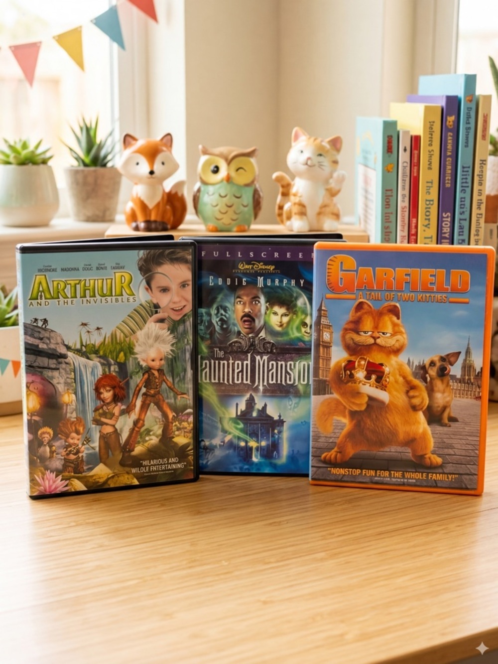 🎬 Family Movie Night Bundle! 3 Fun Favorites - Garfield, Disney & More